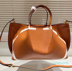 2024 Tweed Designer Women Luxurys Bag Bolsas de viaje Tote Bolso de cuero tejido Monederos Bolso con bolsa