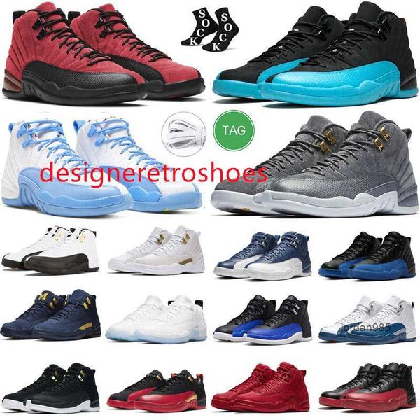 2024 Twist 12 A Ma Maniere Basketball Chaussures Jumpman 12s OVO Blanc Noir Taxi Hyper Royal Eastside Golf Playoff Stealth Grind Français Bleu Floral Michigan Hommes Baskets