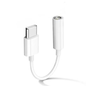 2024 TYPE C 3.5 Jack Elecphone USB C à 3,5 mm AUX Adaptateur Câble audio pour Huawei V30 Mate 20 P30 Pro Xiaomi Mi 10 9For Xiaomi USB C écouteur