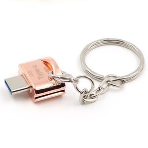 Lecteur de carte Mobile TF type-c 2024, Usb3.0, Mini adaptateur Micro Otg haute vitesse pour connecter la carte d'appareil photo SLR