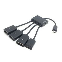 2024 Type-C USB-adapter OTG-kabel USB C 30 20 MANNELIJK TOT USB MICRO VROUWELIJKE ADAPTER USB HUB VOOR SAMSUNG XIAOMI HUAWEI TYPE-C USB-adapter voor