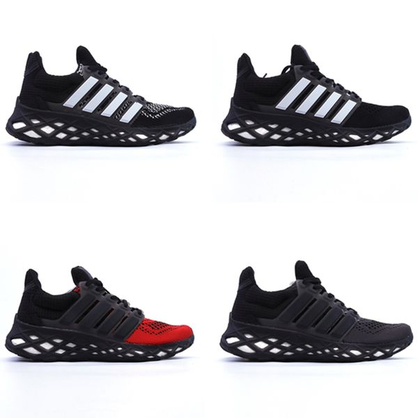 2024 Ultraboosts Web DNA Top Qualité Alphaedge Knit Hommes Chaussures de course Hommes Femmes Triple Noir Blanc Rouge Consortium Chaussure de sport jogging Baskets Baskets 5-12