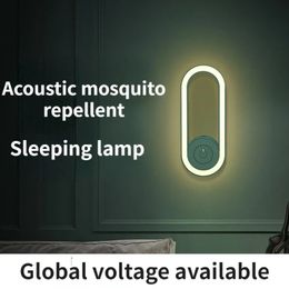 2024 Mosquitos ultrasónicos Repellador LED LED Bugs Light Bugs Al aire libre Lámpara eléctrica de interior de la noche Trap Bugs Capture Killers por 1.