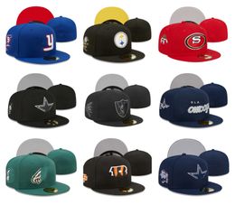 2024 Unisexe Detroit Baseball Casquettes entièrement fermées Été Snapback SOX D Lettre Os Femmes Couleur Toutes les 32 équipes Sport décontracté Chapeaux plats ajustés SF Mix Couleurs Taille 7-8