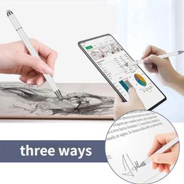 2024 Universal 3 in 1 stylus pen voor smartphone tablet dikke dunne tekening capacitief potlood Android mobiel scherm touch pen Universal 3 in