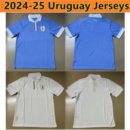 2024 Uruguay Voetbalshirts jubileum 100e speciale L.SUAREZ E.CAVANI N.DE LA CRUZ eigen shirt G.DE ARRASCAETA F.VALVERDE R.BENTANCUR R.ARAUJO Voetbalshirts
