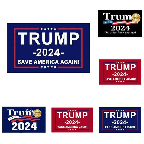 2024 US Election Flag Campaign Background Tissu Amazon Atmosphere Decoration Flag Banners Wholesale