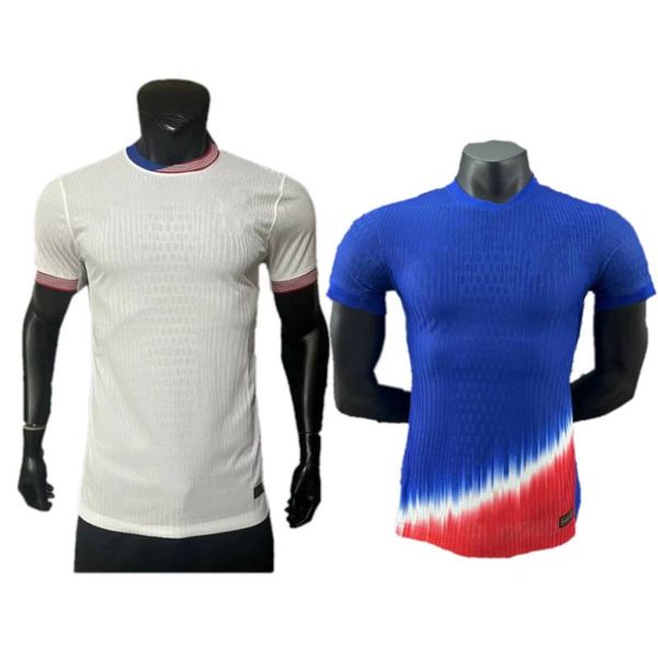 2024 USAS Player Version Soccer Jerseys Hommes PULISIC McKENNIE SWANSON REYNA Chemise de football Morgan Musah Adams Smith Lavelle Dunn Uniforme