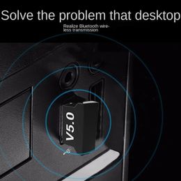 2024 Adaptateur Bluetooth USB BT 5.0 pour PC Opdat-haut de haut-parleur Souris sans fil Dongles Computer Earphone BLE Mini Sender Audio Receiver pour