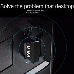2024 USB Bluetooth -adapter BT 5.0 voor pc -laptopluidspreker draadloze muis dongles computer oortelefoon ble mini afzender audio -ontvanger voor