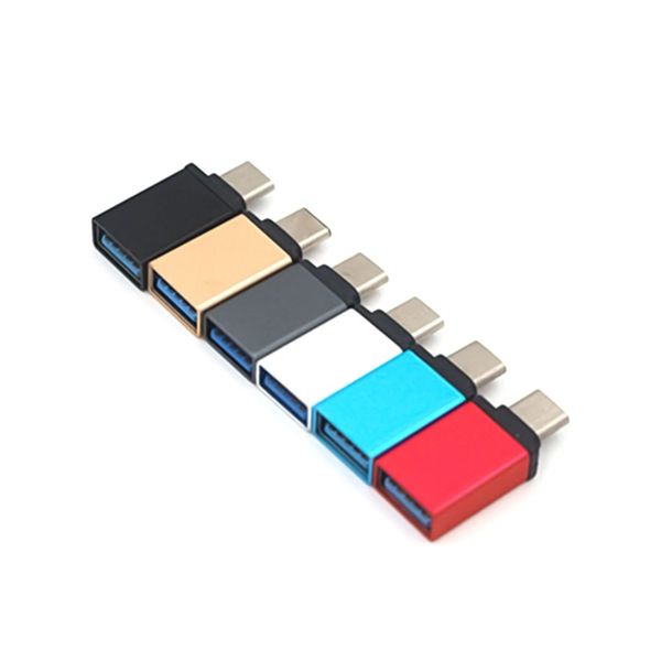 2024 Adaptateur USB C OTG Type C To USB Adaptateur Type-C Cable adaptateur OTG pour iPhone 12 Pro Max pour AirPods 1 2 3 Téléphone Adaptères USB pour AirPods 1 2 3