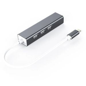 2024 USB Type C Hub 4 Port USB-C vers USB 3.0 Convertisseur Splitter Câble adaptateur OTG pour MacBook Pro IMAC PC Accessoires pour ordinateur portable pour USB