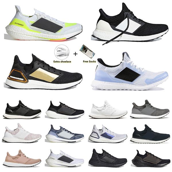 2024 Utral Boost 4.0 Chaussures de course athlétiques Black Gold ADN Crew Navy Sashiko Night Flash Men Foothy Women Feme Trainer Sneakers Taille 36-46