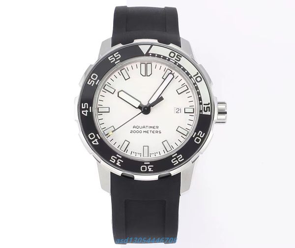 2024 V6S Factory Mens Watch Fluoro Rubbero Rubber Swiss Luminal revêtement STRAP Taille 22x18mm Sapphire Crystal Mirror Designer Watches