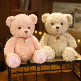 2024 Valentijnsdag Schattige teddybeer Cartoon knuffel Beer Paar Geschenken voor rustgevende slaap Pluche kussens Prachtige activiteit Geschenken Fabriek Groothandel Op voorraad beer