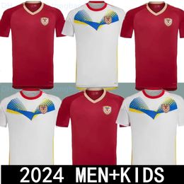 2024 Venezuela Soccer Jerseys équipe nationale SOTELDO SOSA RINCON CORDOVA CASSERES BELLO JA.MARTINEZ RONDON GONZALEZ OSORIO MACHIS 23 24 maillots à domicile