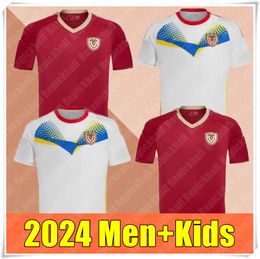 2024 Venezuela voetbalshirts SOTELDO SOSA RINCON CORDOVA CASSERES BELLO JA.MARTINEZ 24/25 Nationale ploeg RONDON GONZALEZ RINCON Thuis Rood Uit Wit shirt