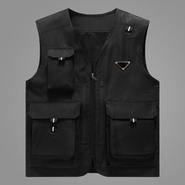 2024 Gilet Designer Vests Ashion Veste pour hommes Débardeur Top Femmes Hommes Camping en plein air avec plusieurs poches Couples Coupe-vent sans manches Jacke