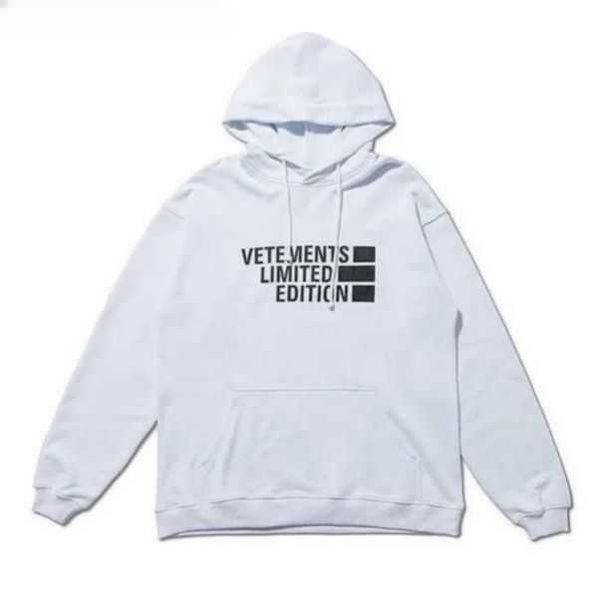 2024 VETEMENTS Sweat à capuche Lettres brodées imprimées avant et arrière Sweat à capuche sport pour hommes et hommes b1