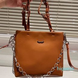 2024 Vintage kalfsleer leer vrouwen ontwerper mini tas tas diamanten ketting zilver metaal hardware speciale verstelbare riem luxe kruislichaam schouder handtas portemonnee portemonnee