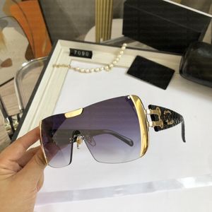 2024 Vintage Square Sunglasses Menciens de luxe pour hommes et femmes créateurs de lunettes grand cadre