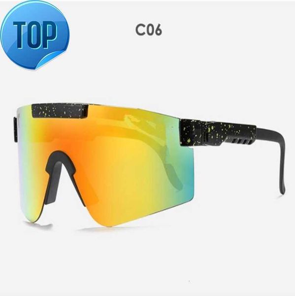 2024 Vipers Coloré Pits Film Hot Road Lunettes de cyclisme pour hommes et femmes Sports de plein air Coupe-vent Sunglasse