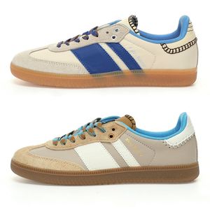 2024 Wales Bonner azul beige zapatos para correr eléctricos mujer azul marrón hombres deportes zapatillas bajas Eur 36-45