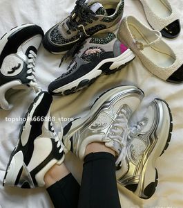 2024 Wandelschoenen Dames Parijs Designer Runner Chunky Schoenen Dikke zool Mesh Ademend Casual Luxe merk Schoen Track Daddy Schoenen Dames Sneakers Chanes