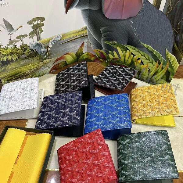 2024 portefeuille concepteur pour hommes conception de motif matériau en cuir une variété de couleurs à choisir dans le tempérament de la mode portefeuille de style polyvalent