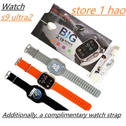 2024 Watch S9 Ultra 2 SmartWatch Cellular Version Bluetooth Call Sports Watch Globalement populaire