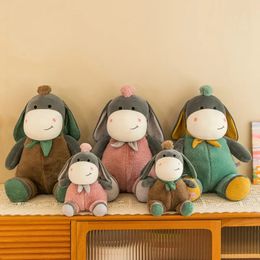 2024 Venta al por mayor de juguetes de peluche creativos taro pequeño burro muñeca juegos para niños juego compañero sofá almohada decoración de la habitación mejor calidad