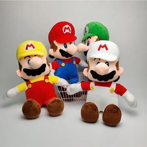 Jouets en peluche Luigi blancs mignons pour enfants, jeux pour camarades de jeu, cadeaux de vacances, prix de machine à griffes, vente en gros, 2024