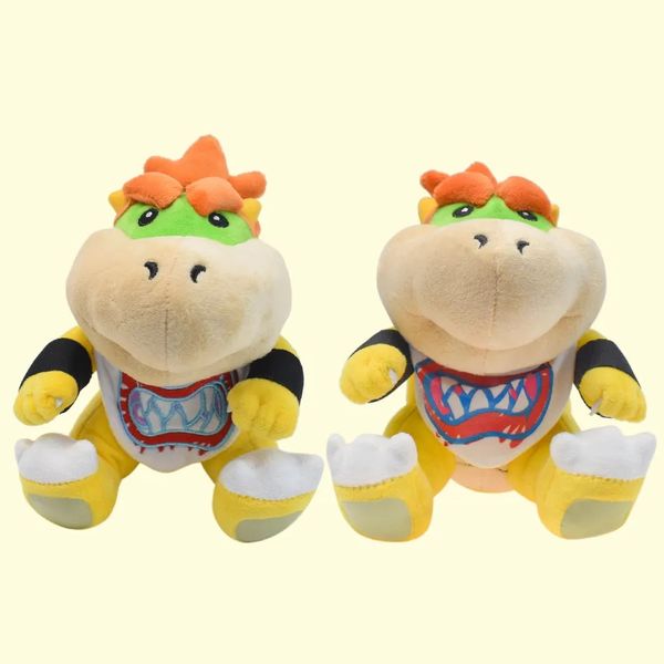 2024 Venta al por mayor Mary Series Bowser Jr. Figurilla de felpa 2 Koopa BB Fire Dragon Kid Juego para niños Playmate