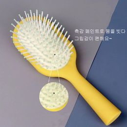 2024 Prix de gros Prix de massage en silicone Coup de massage chaud et brosse à cheveux rose américaine pour les hommes Femmes Top empêche la brosse à cheveux de massage des cheveux de cheveux trichadèse pour beaucoup de poils