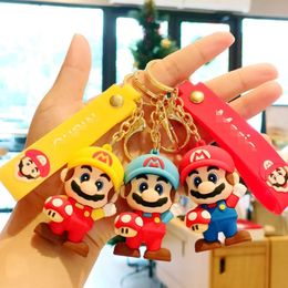 2024 Groothandel Super Mushroom Leuke Mary Pop Sleutelhanger Prachtige Leuke 3D Pop Schooltas Hanger Paar Sleutelhanger