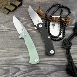 2024 Versión de jabalí Wild Rick Clifón plegable G10 Mango D2 Hoja de acero de alta velocidad EDC EDC Táctico Autodefensa Autodefensa Camping Camping Knives 3300 15535 3400 535