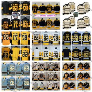 Classique d'hiver 2024 87 Maillots de hockey Sidney Crosby 2.0 Rétro inversé 71 Evgeni Malkin 59 Maillot Jake Guentzel 58 Kris Letang 66 Lemieux 54