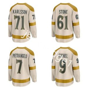 2024 Winter Klassiek Hockey Jersey Mark Stone Adin Hill Alex Pietrangelo William Karlsson Jonathan Marchessault Jack Eichel Kessel heren dames jeugd gestikt elke naam