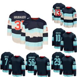 2024 Winter Classic Hockey Jerseys Accueil Deep Sea Blue Premier Kraken Grubauer Kraken Grubauer Gourde Tanev Jersey Tops kingcaps dhgate sports gros populaire populaire