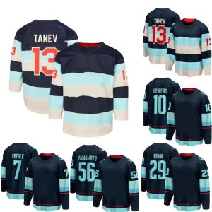 2024 Winter Klassieke Hockey Jerseys Thuis Diepzeeblauw Premier Kraken Grubauer Kraken Grubauer Gourde Tanev Jersey Tops Dropshipping Geaccepteerd dhgate yakuda