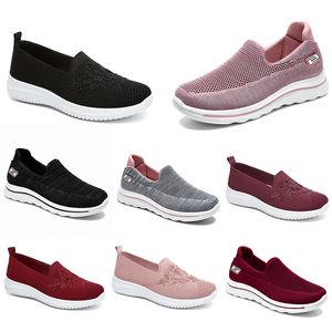 GAI TR – chaussures de randonnée et de course pour femmes, plates et souples, blanches et noires, résistantes à l'usure, grande taille 36-41, hiver 2024