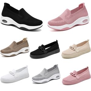 2024 hiver femmes chaussures randonnée course doux décontracté chaussures plates polyvalent noir blanc confortable formateurs fond épais grande taille 36-41 GAI TR TR