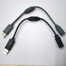Cable de separación de controlador 2024 Cable de separación USB para Xbox 360 Negro Nuevo controlador de alta calidad Cable de cable de separación USB - USB USB
