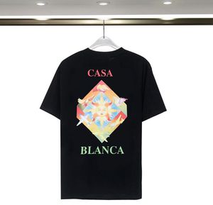 2024 Woens Designer T-shirts Luxe Tshirt Hommes Casablanca Luxe T-shirts pour hommes Top surdimensionné Tee Casablanc Chemise Casa Blanca Vêtements Mode Été Col rond Court