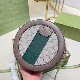 Mini rond cercle épaule chaîne sacs femme hommes sac de créateur circulaire sac à bandoulière mode hommes bandoulière sac à main 5A 2024