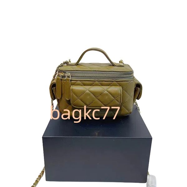 2024 Femme Luxe Fashion Designer Sac à main Lady Véritable Porte-cartes en cuir Sacs à main Bandoulière Sac à main Portefeuille Chaîne Sacs à bandoulière Quilt Cros