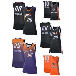 2024 Mujeres Baloncesto Phoenixes Mercury Jersey Kahleh Copper Mikiah Herbert Harrigan Mya Hollingshed Brittney Griner Diana Taurasi Sophie Cunningham