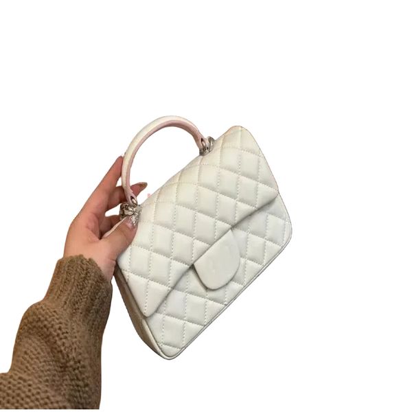 2024 Mujeres Diseñador Monedero Clásico Bolsa de lujo Bolsa de asas Diseñador Hombro Bolso Material de cuero Patrón de diamante Flip Bolsas Casual Versátil Handh