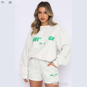 2024 Femmes Designer Tracksuits 2 Two Pieces Set New Fashion Street Trend Letter