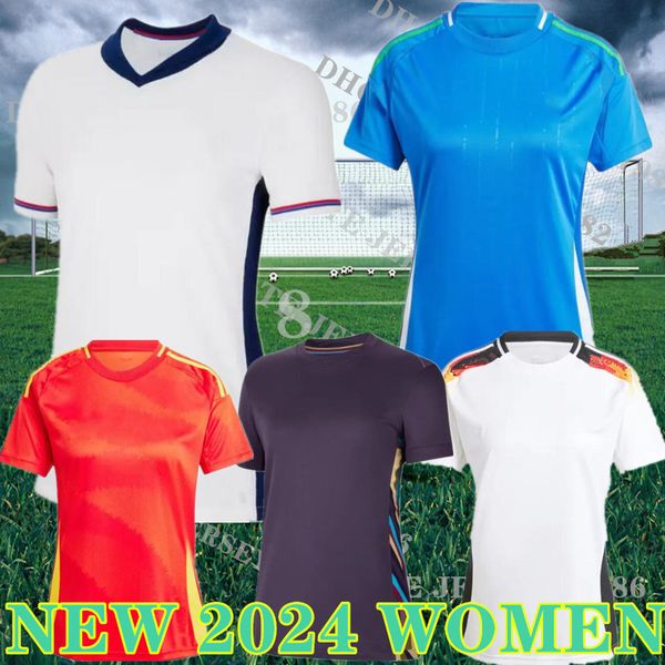 2024 Women Football Jersey England 2025 Équipe nationale Copa America Cup Camitas 24 25 Soccer Shirt Espagne Italie Allemagne Portugal Italie Uniforme Shirts Bellingham